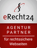 Werbeagentur für rechtssichere Webseiten - Agenturpartner von e-recht 24